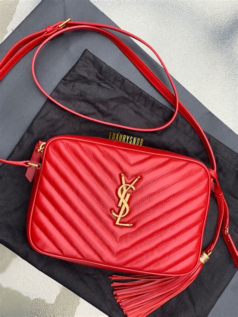 red ysl lou bag|yves Saint Laurent loulou bag.